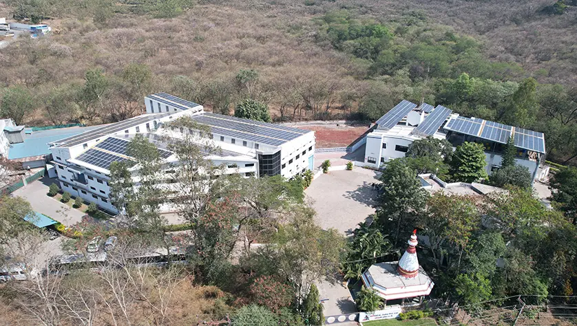 Aerial shot of AESSEAL Pune premises.